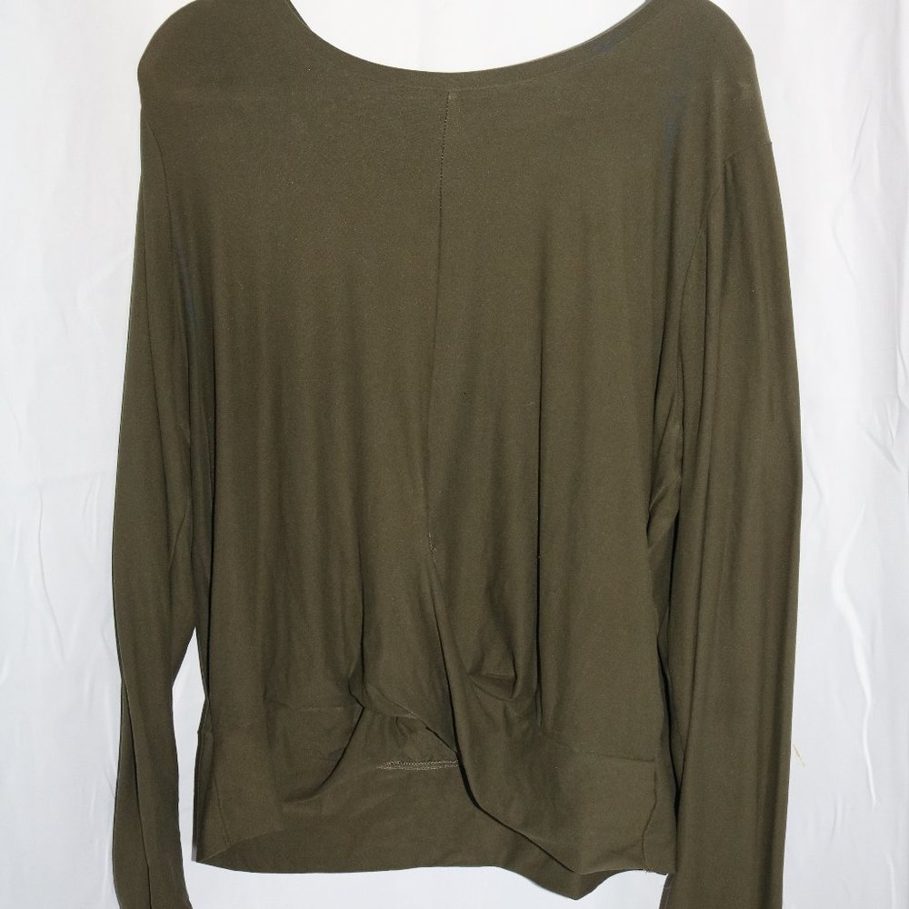 Derek Heart Olive Green Long sleeve Shirt